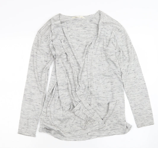 H&M Girls Grey   Cardigan Jumper Size 15 Years