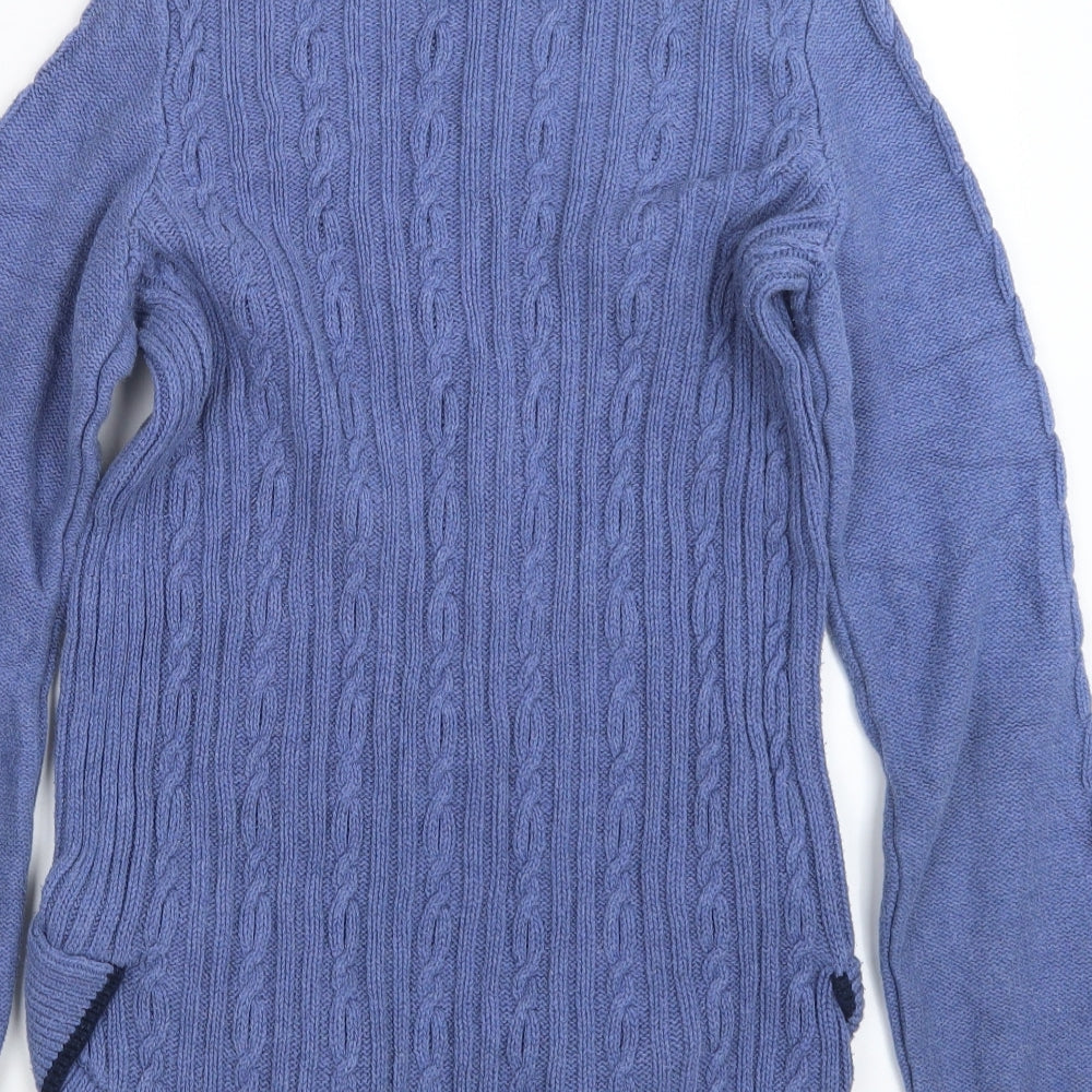 Cambridge Womens Blue  Knit Pullover Jumper Size M