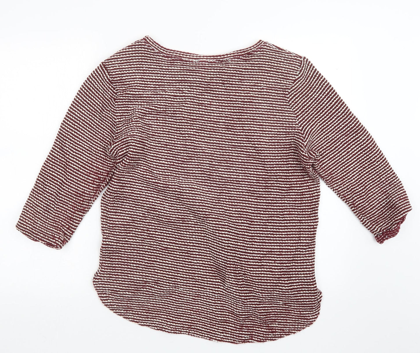 H&M Womens Red  Knit Pullover Jumper Size M