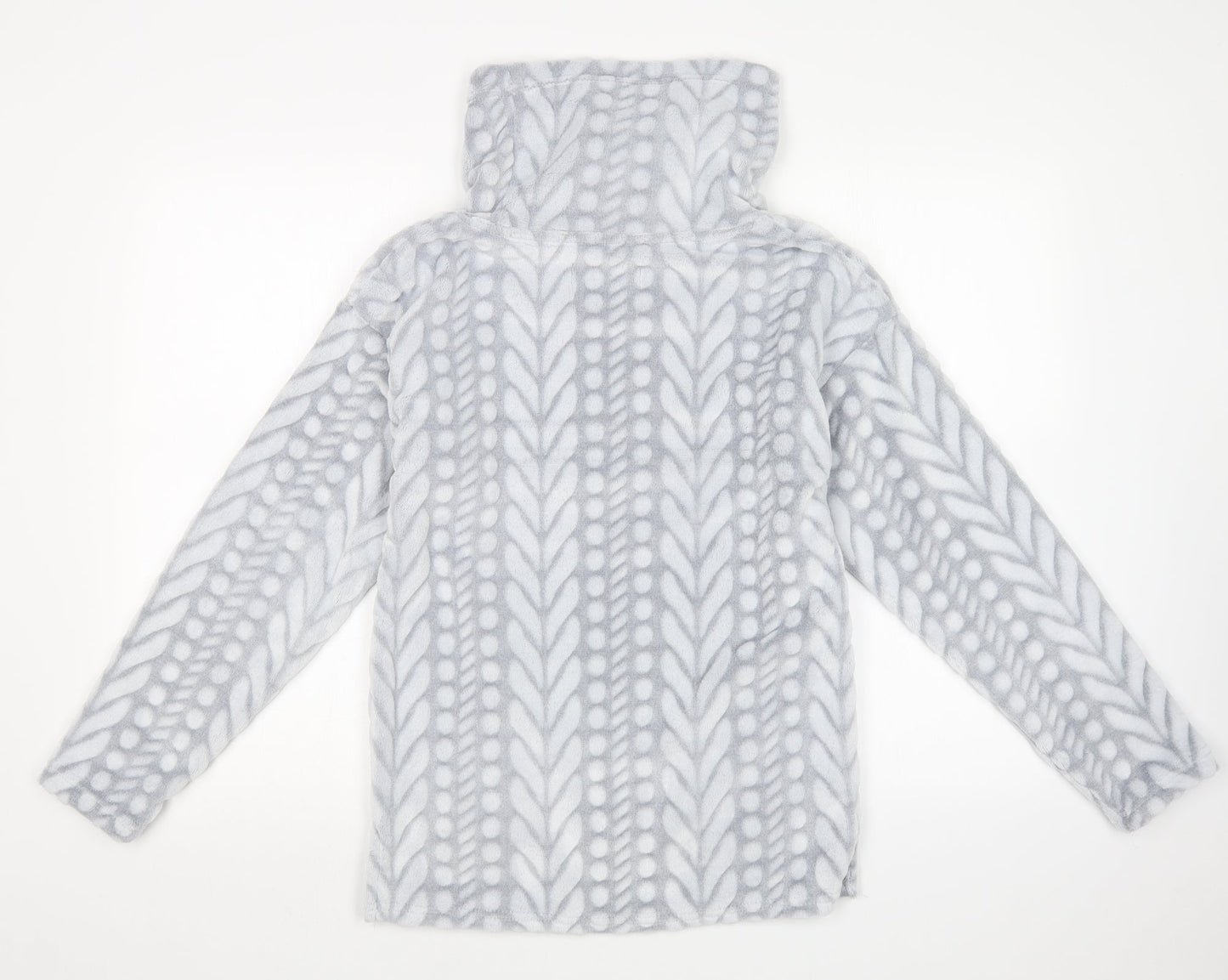 Nutmeg Womens Grey Geometric  Top One Piece Size 8