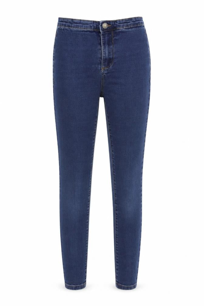 Denim & Co. Womens Blue  Denim Skinny Jeans Size 6 L25 in