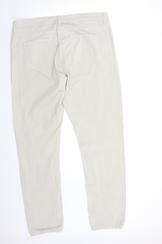 Wallis Womens Grey  Denim Tapered Jeans Size 10 L31 in