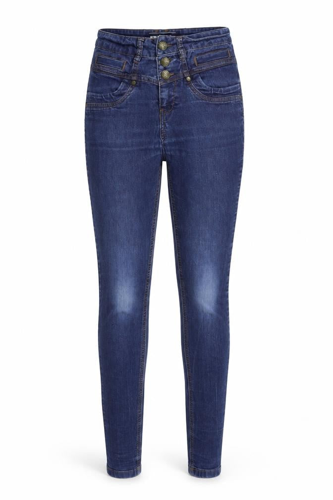 yesyes Womens Blue  Denim Skinny Jeans Size 8 L31 in