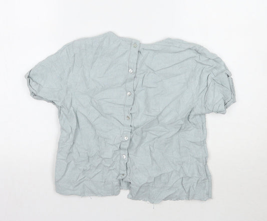 Zara Womens Blue   Basic T-Shirt Size M