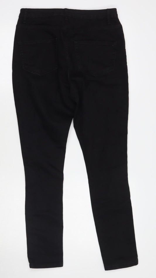Boohoo Womens Black   Skinny Jeans Size 12 L26 in