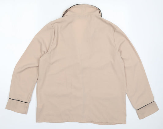 PRETTYLITTLETHING Womens Beige   Jacket  Size 12