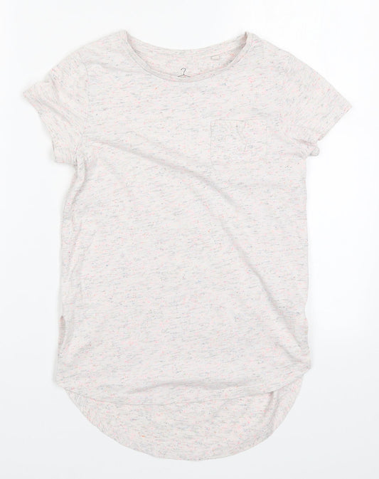NEXT Boys Pink   Basic T-Shirt Size 8 Years  - Multi-coloured Flecks