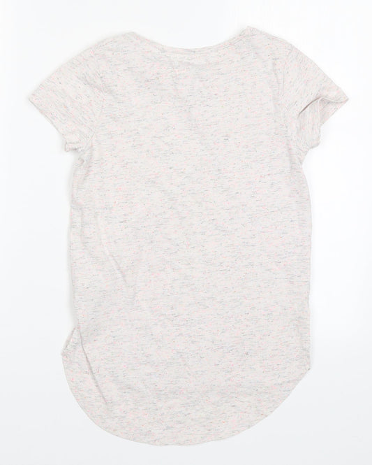 NEXT Boys Pink   Basic T-Shirt Size 8 Years  - Multi-coloured Flecks