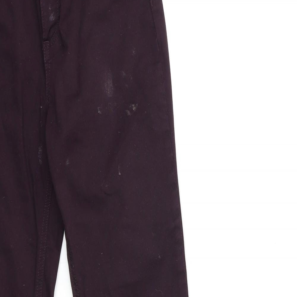Marks and Spencer Womens Red  Denim Skinny Jeans Size 8 L30 in