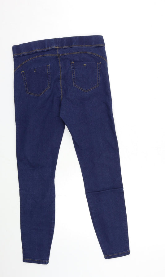 Denim & Co. Womens Blue  Denim Skinny Jeans Size 12 L27 in