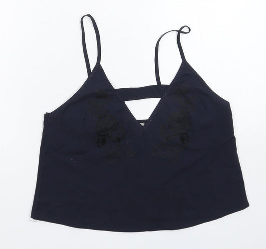 New Look Womens Blue   Basic Tank Size 8