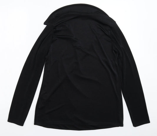 Boohoo Womens Black   Basic Blouse Size 10