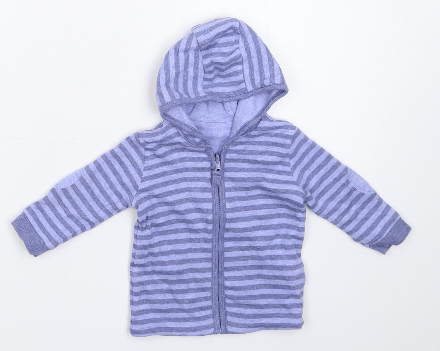 George Baby Blue Striped  Jacket  Size 3-6 Months