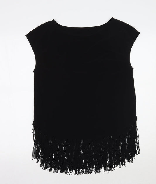 Oasis Womens Black   Basic T-Shirt Size M