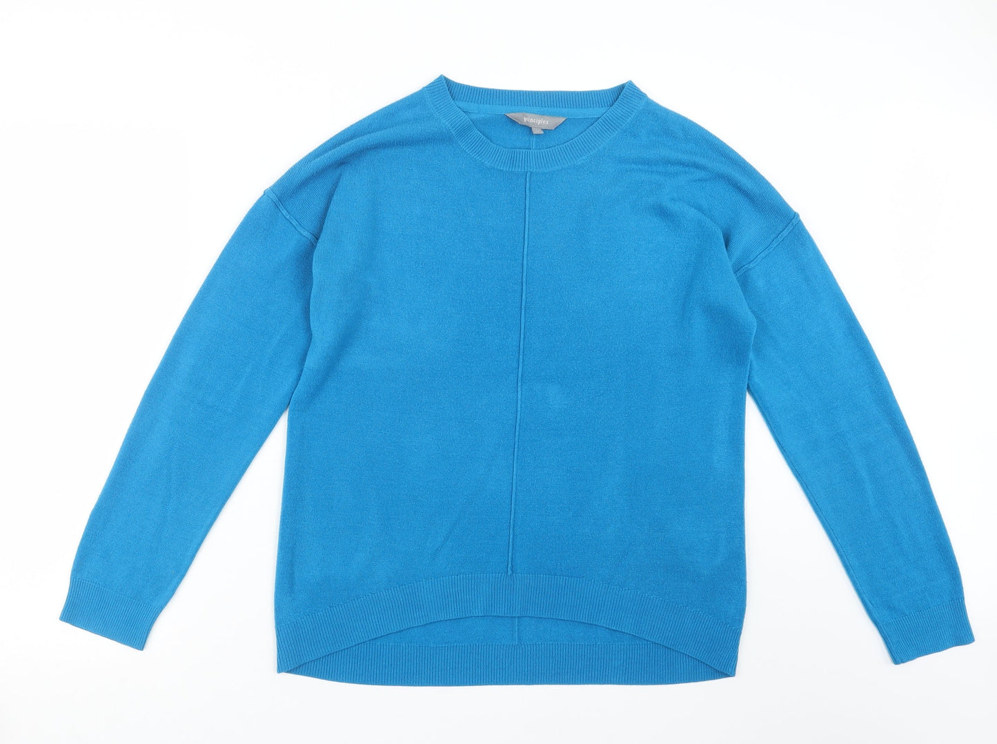 Principles Womens Blue  Knit Pullover Jumper Size 10