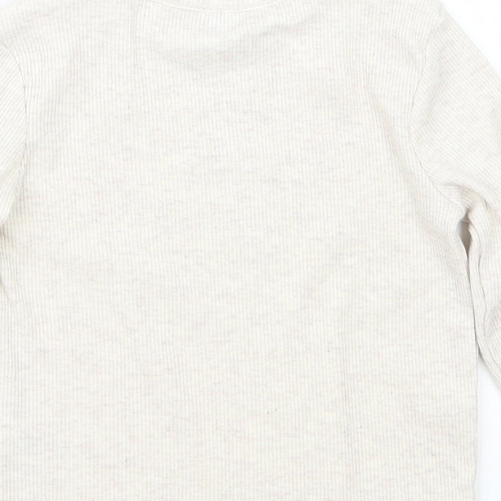 George Girls Beige   Basic T-Shirt Size 12-18 Months
