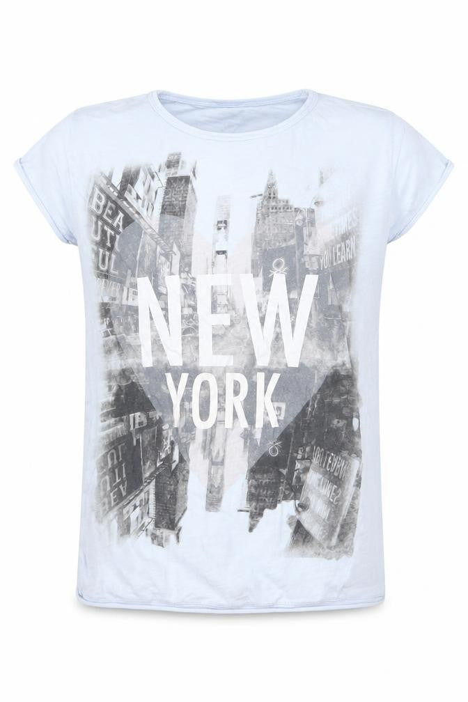United Colors of Benetton Boys Blue   Basic T-Shirt Size 8-9 Years