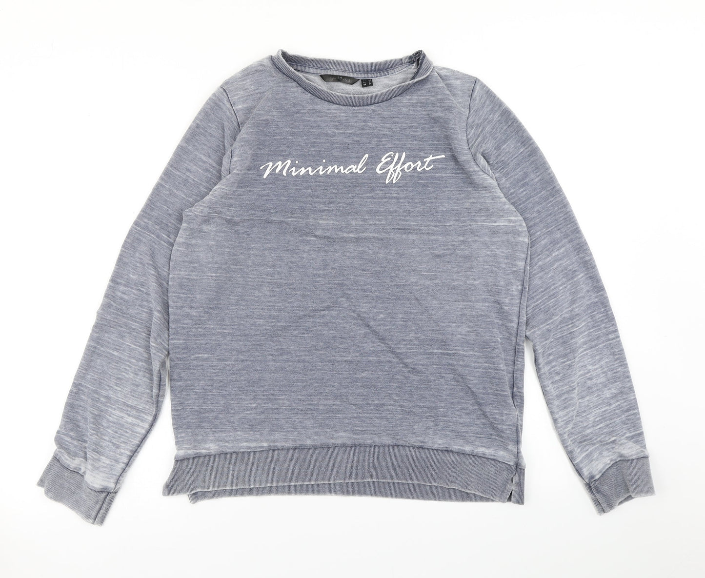 Golddigga Womens Blue   Pullover Sweatshirt Size M