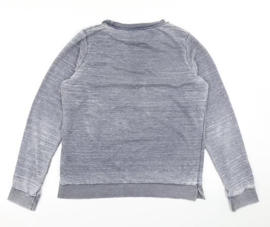 Golddigga Womens Blue   Pullover Sweatshirt Size M