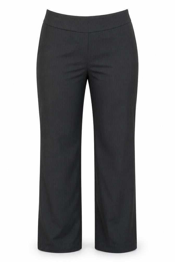 Klass Womens Green Striped  Dress Pants Trousers Size 14 L29 in