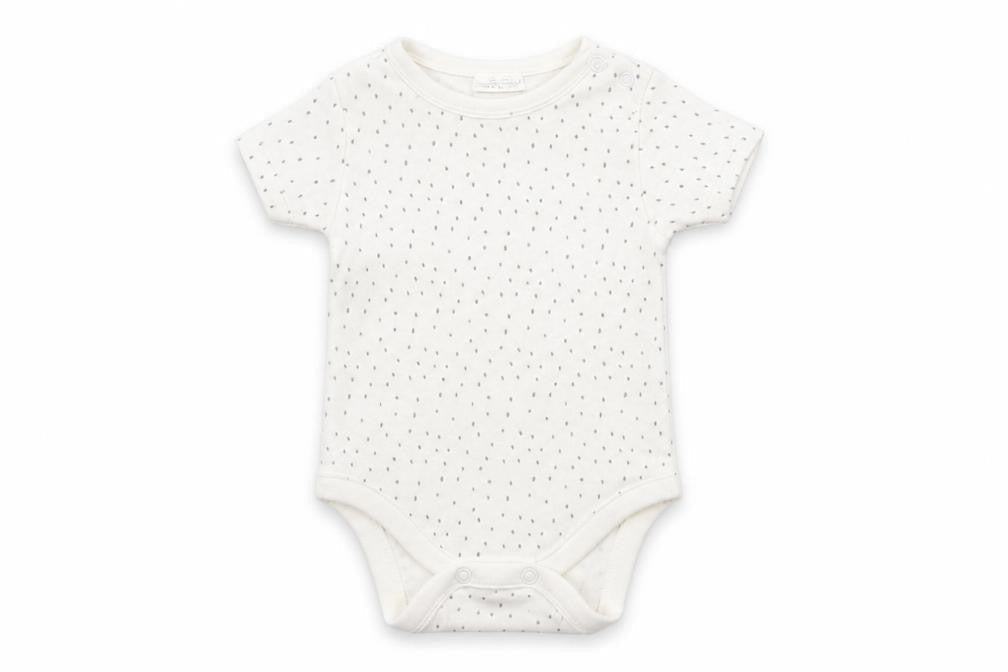 NEXT Baby White Polka Dot  Babygrow One-Piece Size 0-3 Months