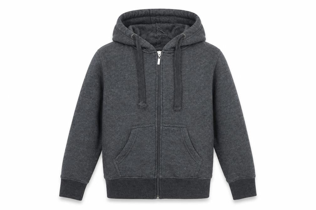 boogy london Boys Grey   Full Zip Hoodie Size 7-8 Years