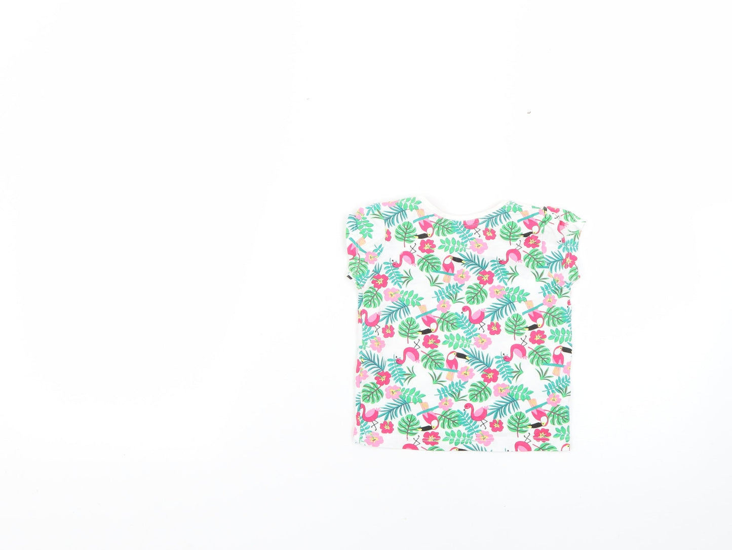 Primark Baby Multicoloured Floral  Basic T-Shirt Size 6-9 Months
