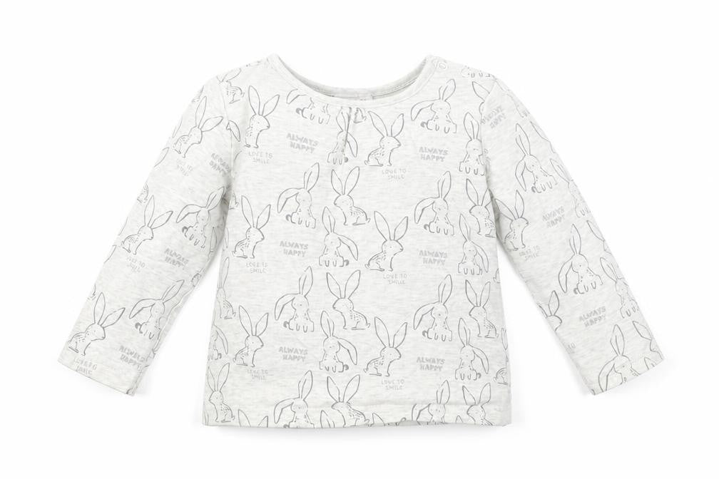 NEXT Baby Grey Geometric  Basic T-Shirt Size 6-9 Months