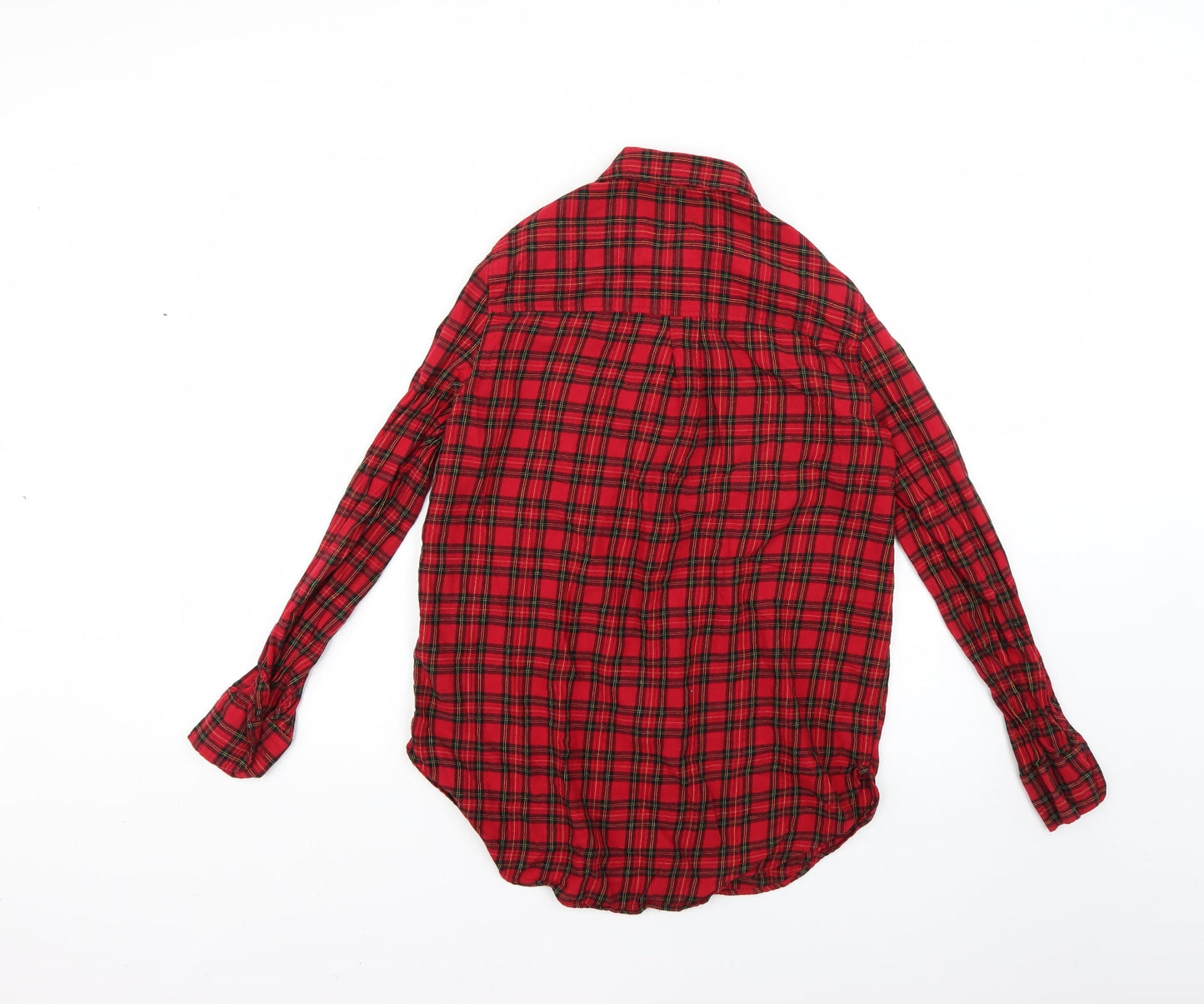 H&M Mens Multicoloured Check   Button-Up Size 34