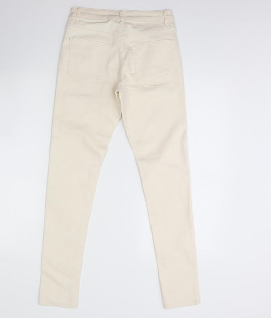 FOREVER 21 Womens Ivory  Denim Skinny Jeans Size 26 L29 in