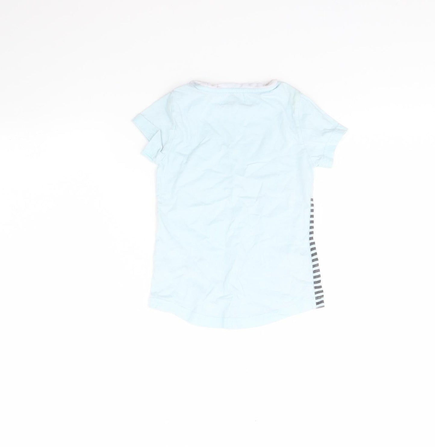 Juniors Girls Blue Solid  Cami Pyjama Top Size 3 Years