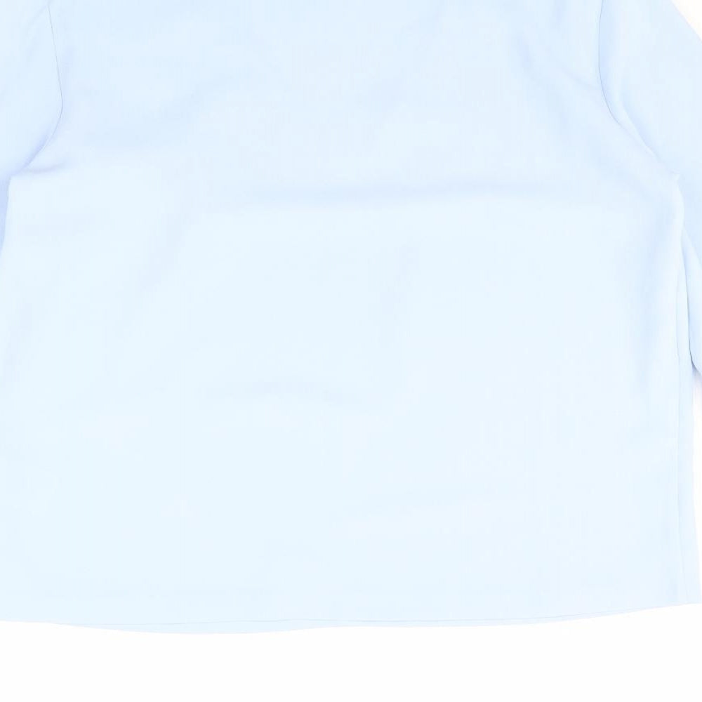 H&M Womens Blue   Basic Blouse Size 12