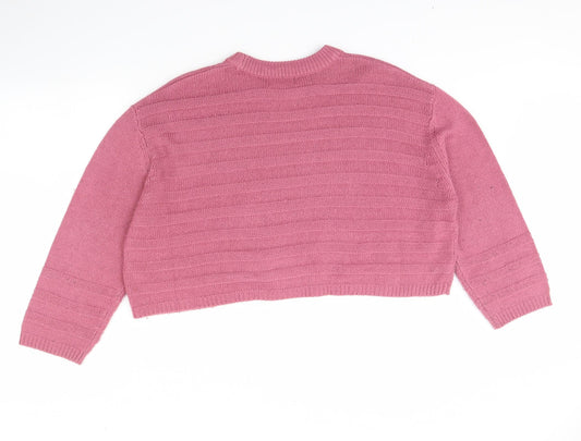 Topshop  Womens Pink   Pullover Jumper Size 12