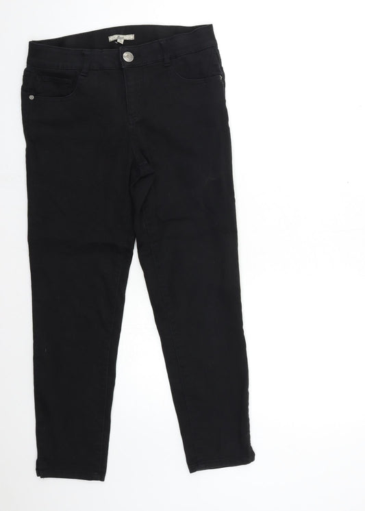 Bass Womens Black  Denim Skinny Jeans Size 6 L27 in