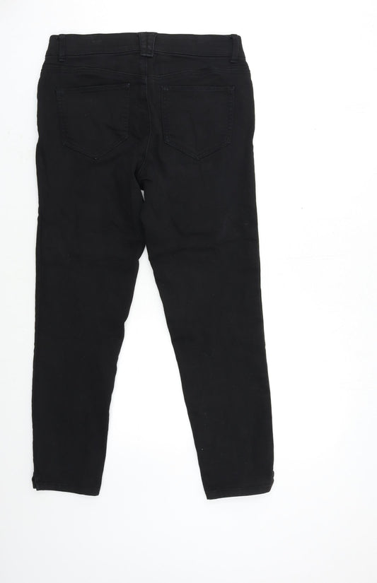 Bass Womens Black  Denim Skinny Jeans Size 6 L27 in
