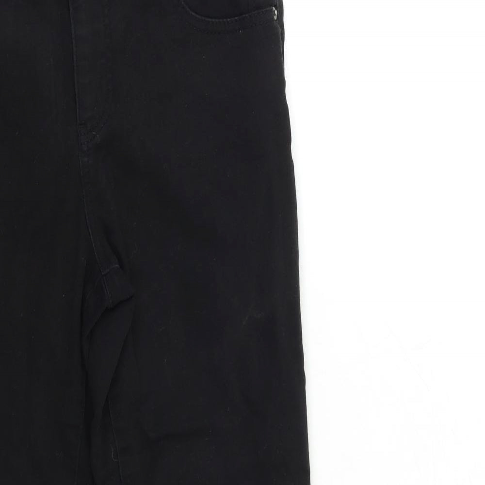 Bass Womens Black  Denim Skinny Jeans Size 6 L27 in