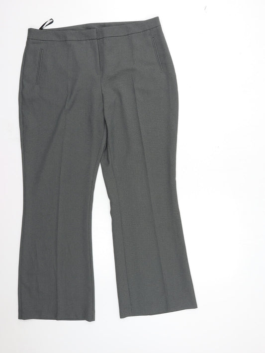 BHS Womens Grey   Trousers  Size 18 L30 in
