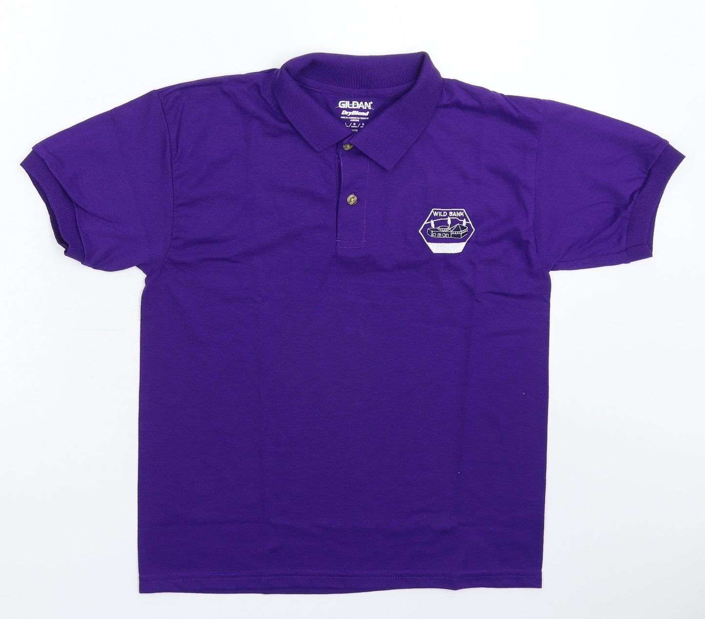Gildan Boys Purple   Basic Polo Size 15-16 Years