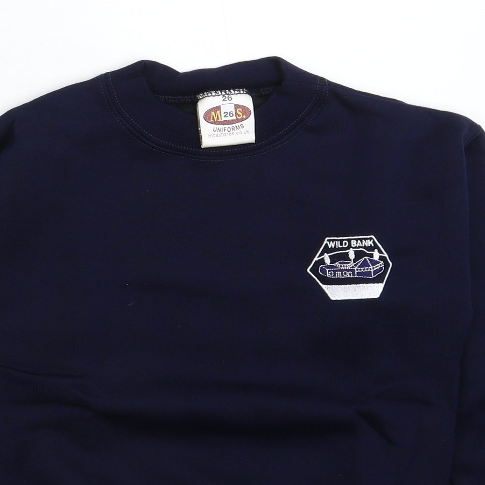 MCS Boys Blue   Pullover Sweatshirt Size S