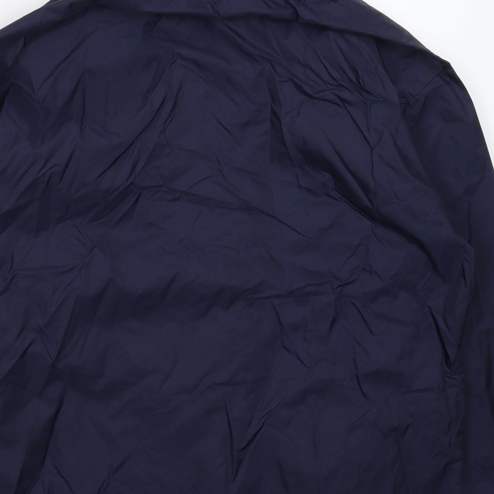 B&C Womens Blue   Rain Coat Coat Size 14