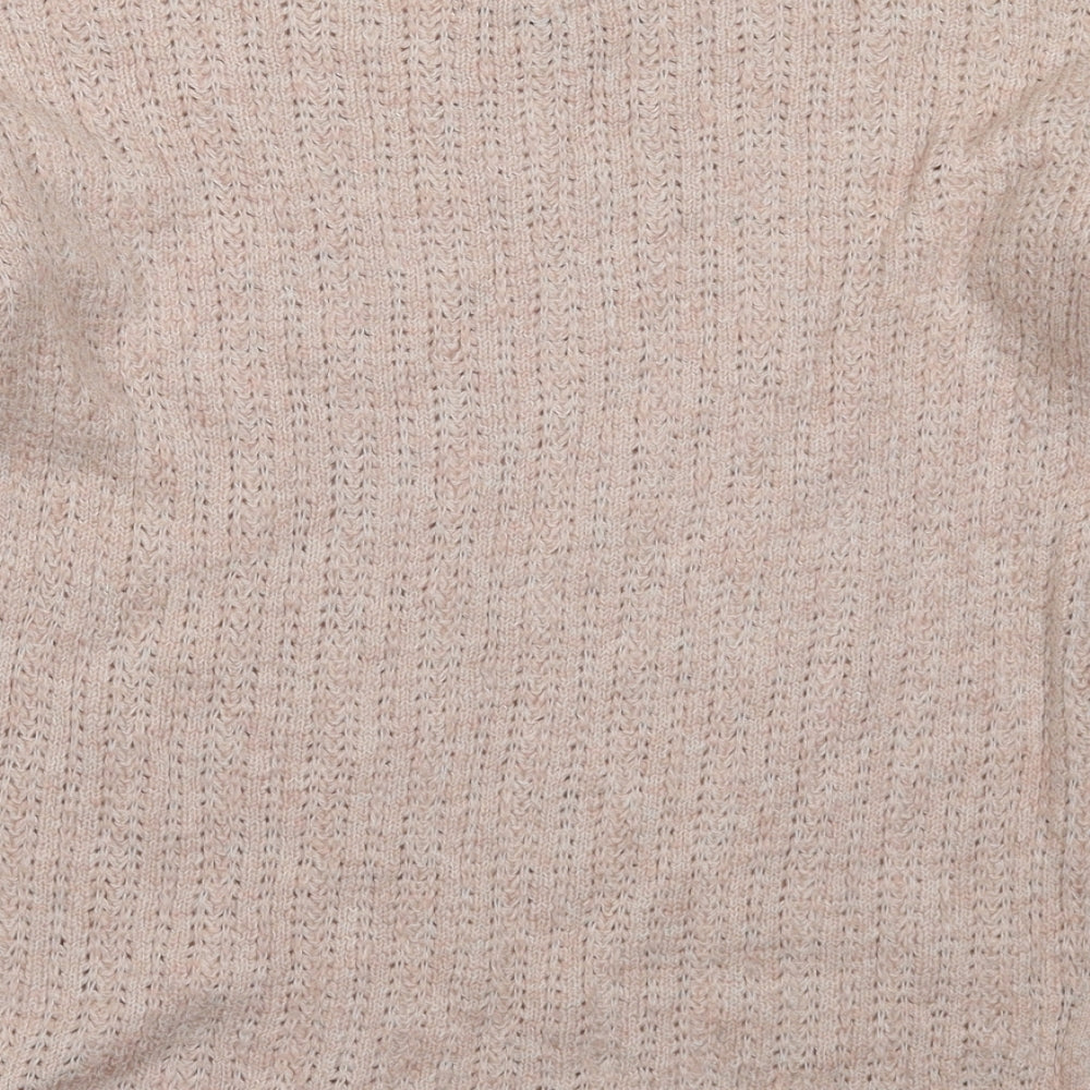 American Eagle Outfitters Womens Beige  Knit Pullover Jumper Size S