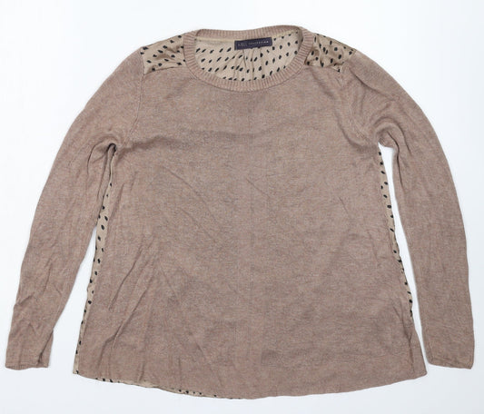 Marks and Spencer Womens Grey  Knit Pullover Jumper Size 12