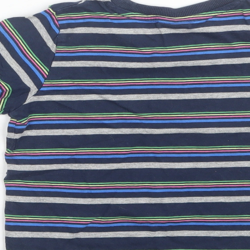 Cherokee Girls Multicoloured Striped  Basic T-Shirt Size 4-5 Years