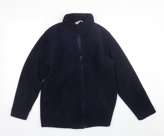 EWM Mens Blue   Full Zip Sweatshirt Size S