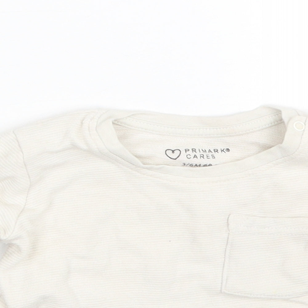 Primark Baby Beige   Basic T-Shirt Size 3-6 Months