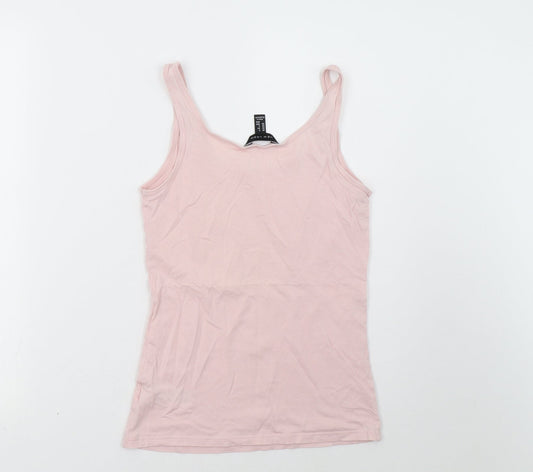 New Look Womens Pink   Basic Tank Size 6