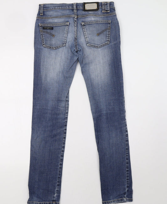 gian vargian Womens Blue   Straight Jeans Size 28 L32 in