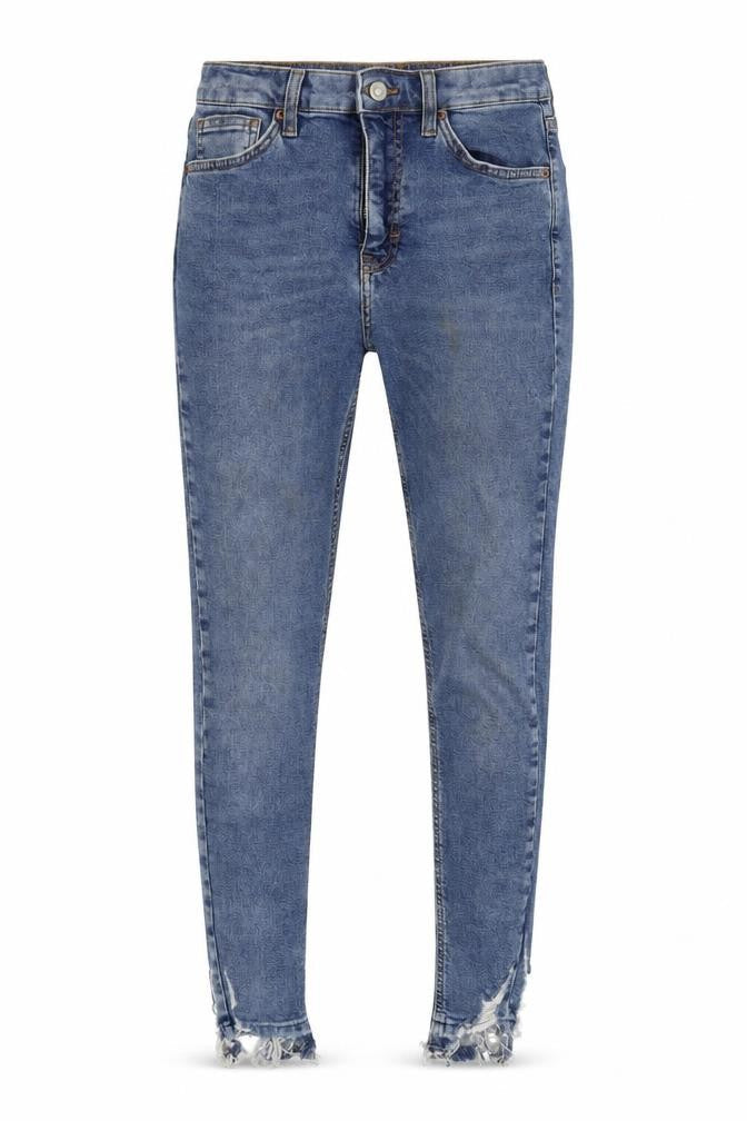 Topshop Womens Blue   Skinny Jeans Size 28 L32 in