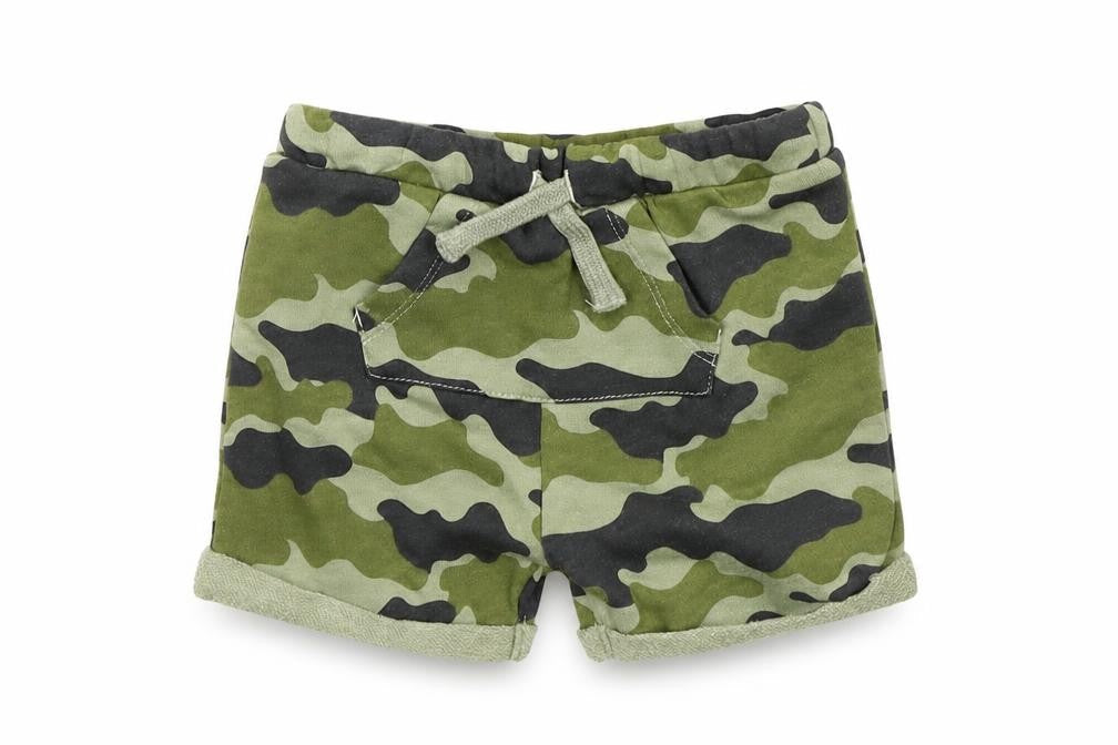 F&F Baby Green Camouflage  Cropped Trousers Size 6-9 Months