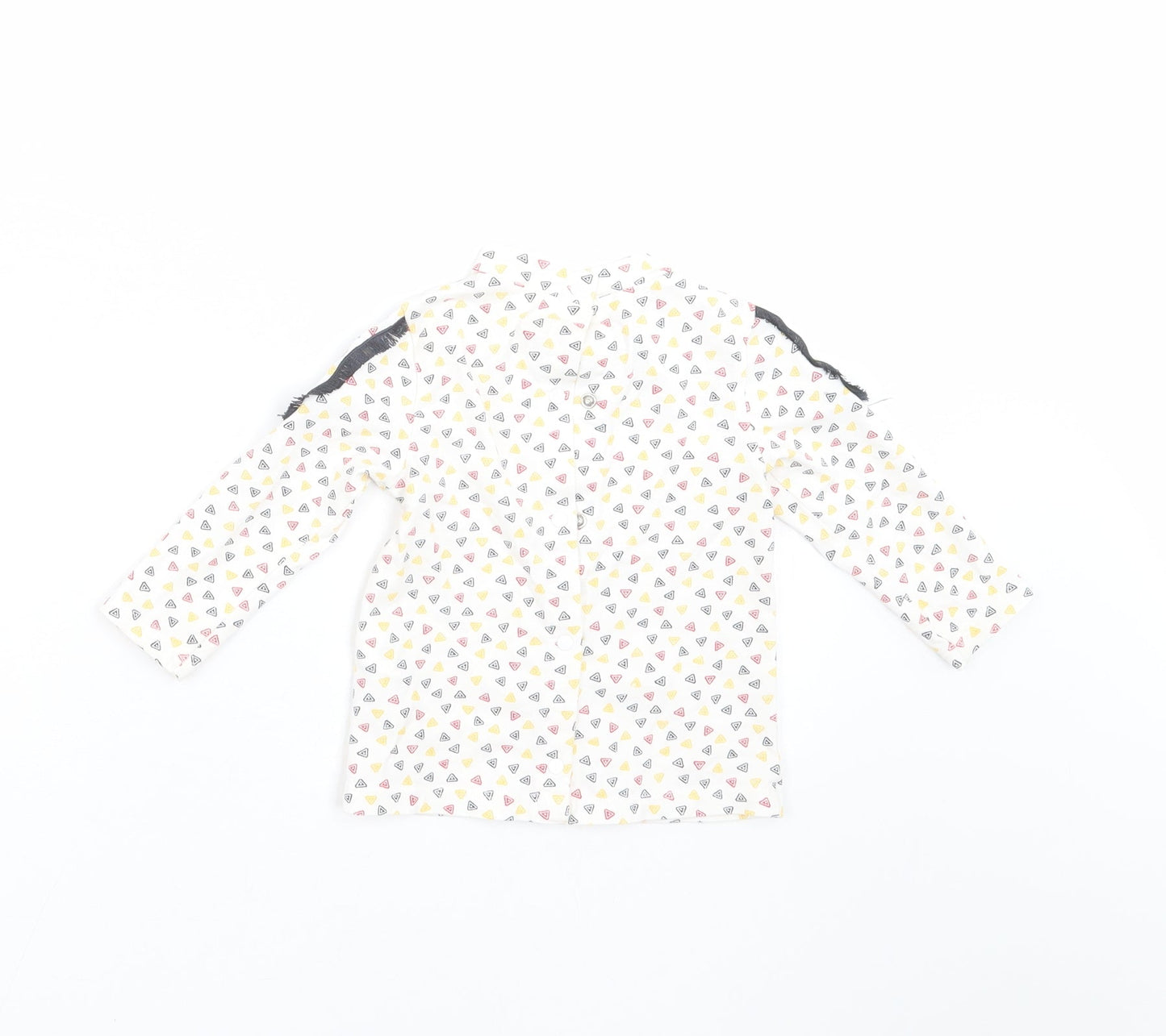 Orchestra Girls Ivory Geometric  Basic T-Shirt Size 12 Months